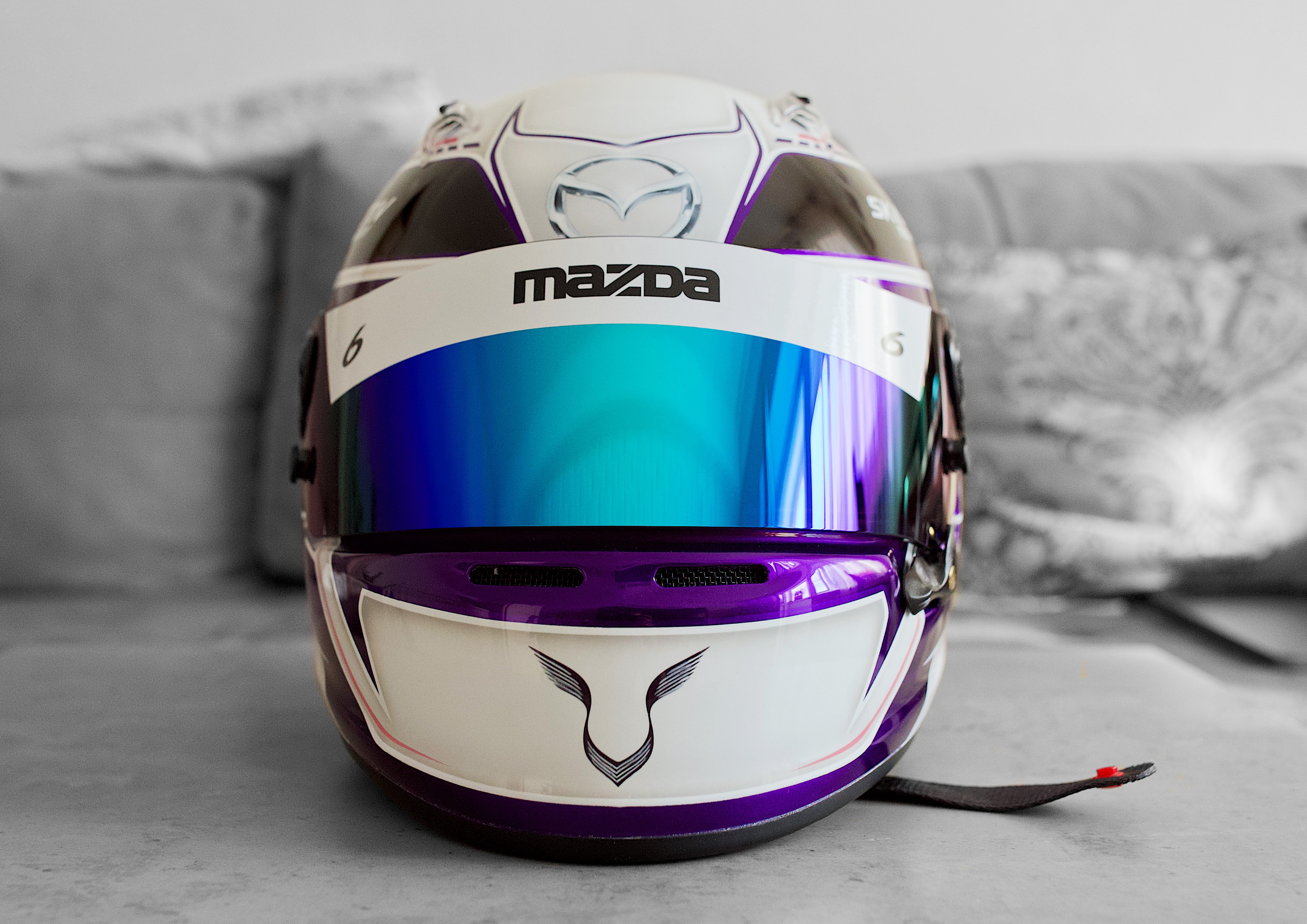 arai karting airbrush design helmet