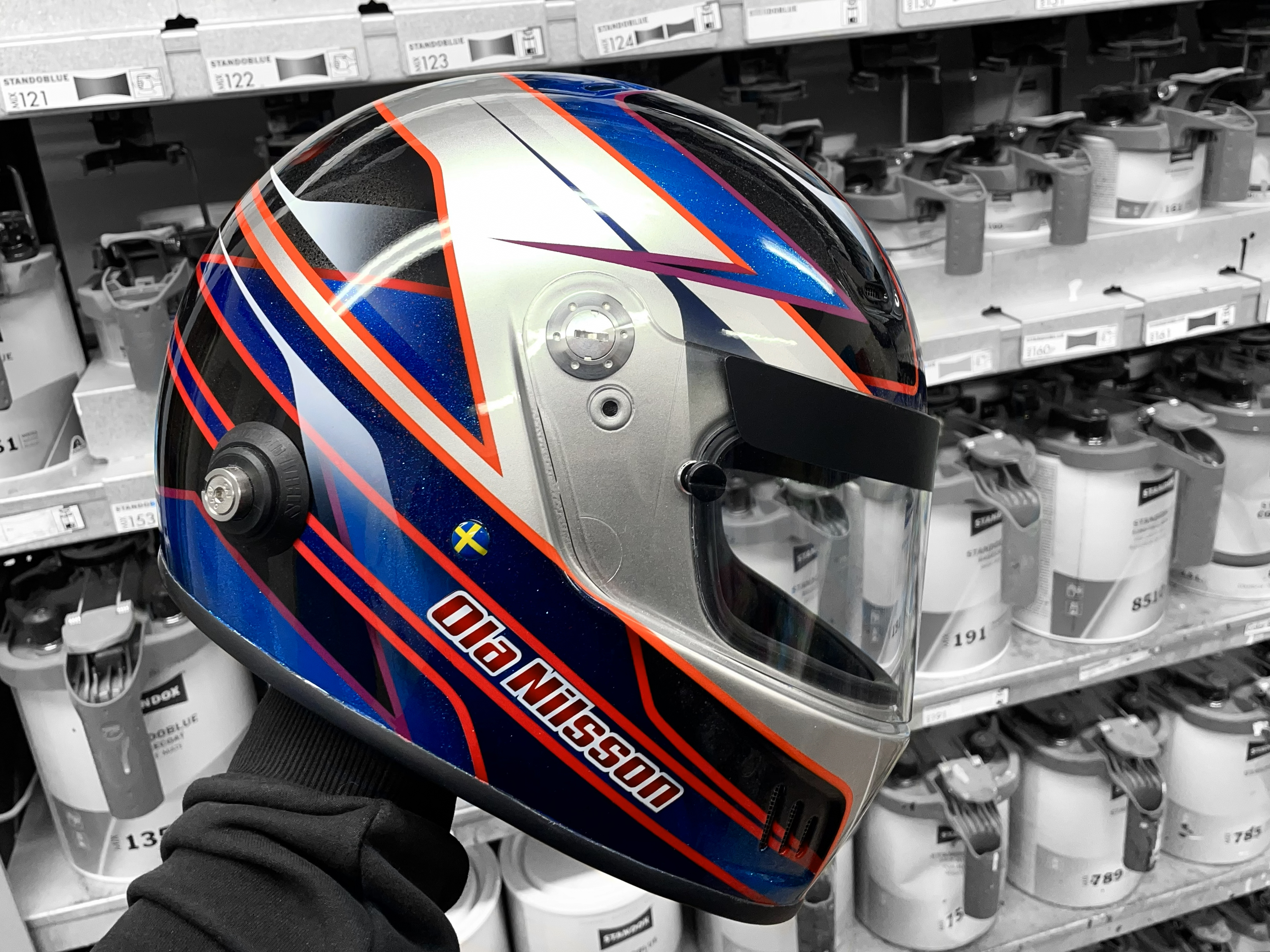 Schuberth racing helmet design custompaint 