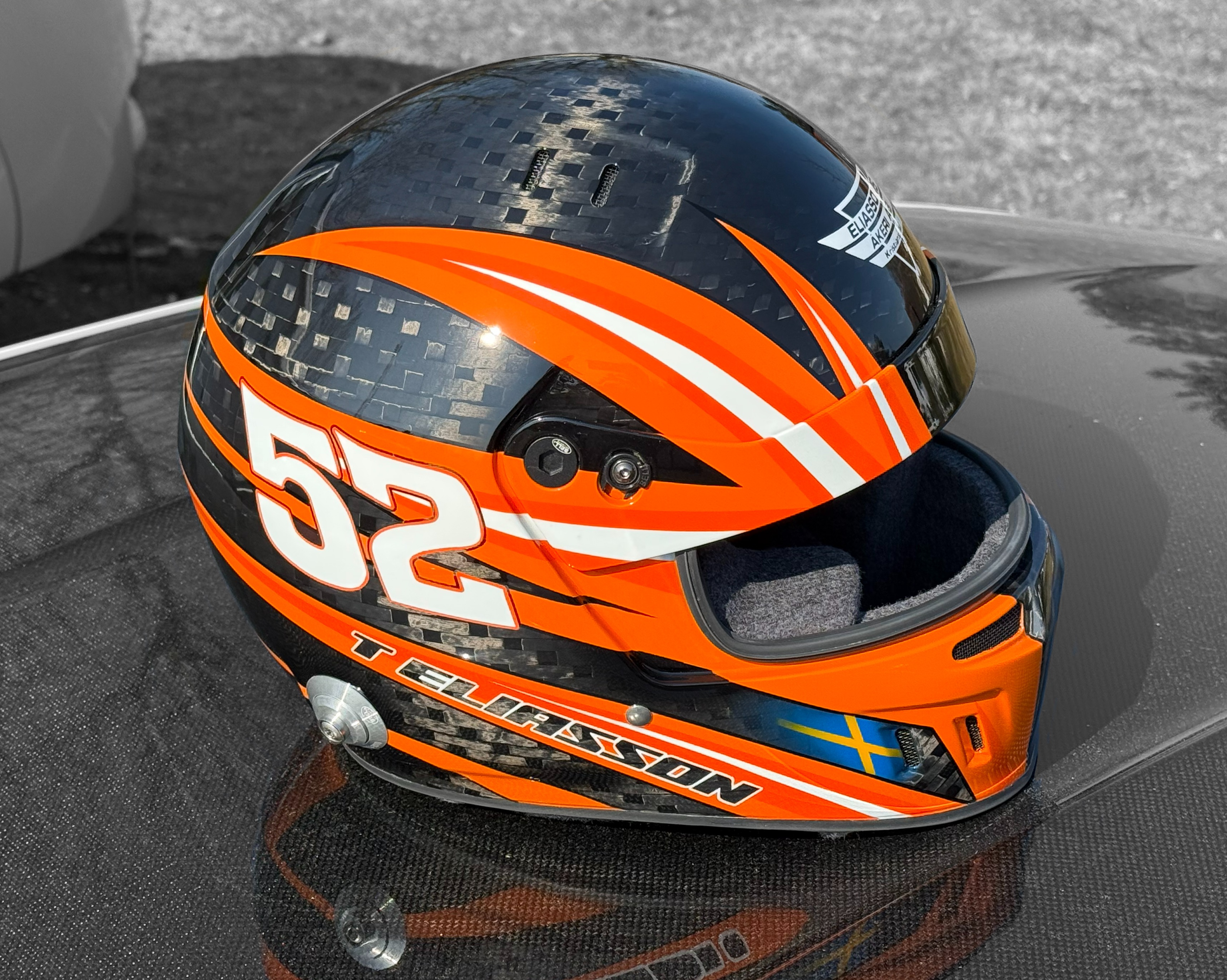 bell racing helmet 52 аэрография на карбоновом шлеме для гонок 